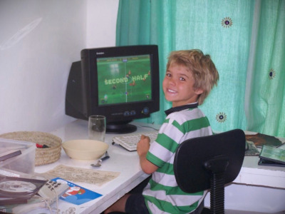 Ciaran Eddy Playing Lego Football
